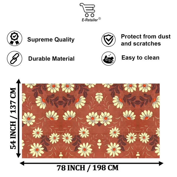 PVC_6_Seater_Dining_Table_Cover_With_Border_Lace_(Size-54x78_Inches,_Color-Brown)