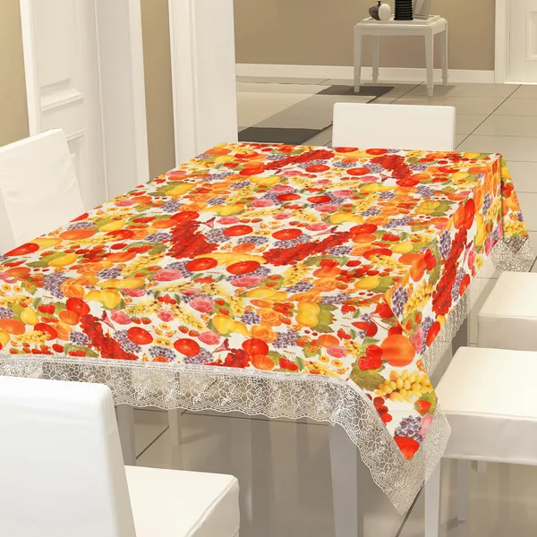 PVC_6_Seater_Dining_Table_Cover_With_Border_Lace_(Size-54x78_Inches,_Color-Multi)