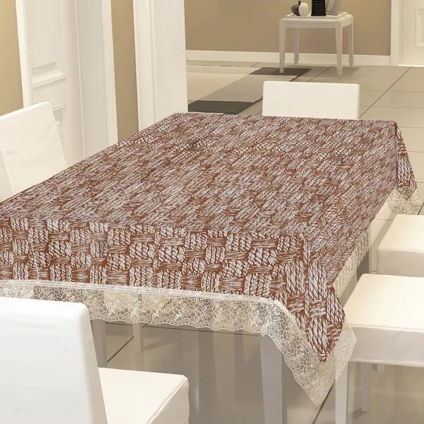 PVC_6_Seater_Dining_Table_Cover_With_Border_Lace_(Size-54x78_Inches,_Color-Yellow)