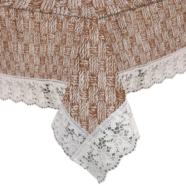 PVC_6_Seater_Dining_Table_Cover_With_Border_Lace_(Size-54x78_Inches,_Color-Yellow)