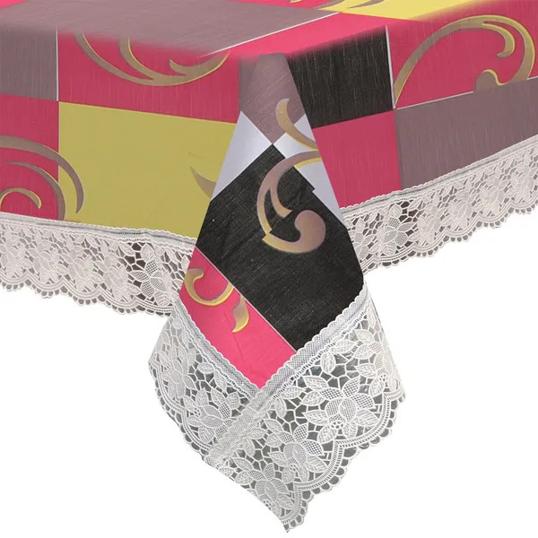 PVC_6_Seater_Dining_Table_Cover_With_Border_Lace_(Size-54x78_Inches,_Color-Multi)