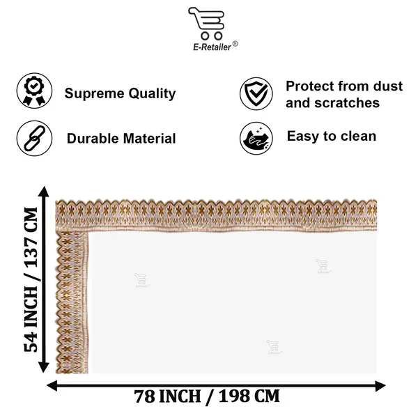 PVC_Transparent_6_Seater_Dining_Table_Cover_With_Small_Golden_Border_Lace_(Size-54x78_Inches,_Color-Transparent)