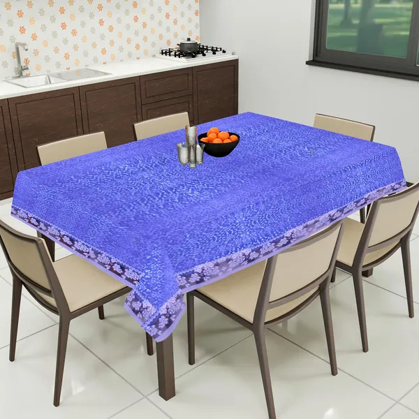 PVC_8_Seater_Dining_Table_Cover_With_White_Border_Lace_(Size-60x90_Inches,_Color-Blue)