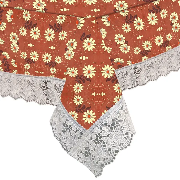 PVC_8_Seater_Dining_Table_Cover_With_Border_Lace_(Size-60x90_Inches,_Color-Brown)