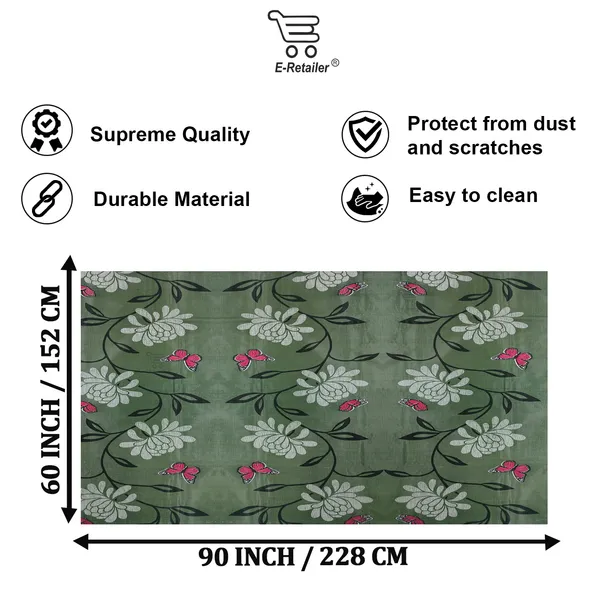 PVC_8_Seater_Dining_Table_Cover_With_Border_Lace_(Size-60x90_Inches,_Color-Green)