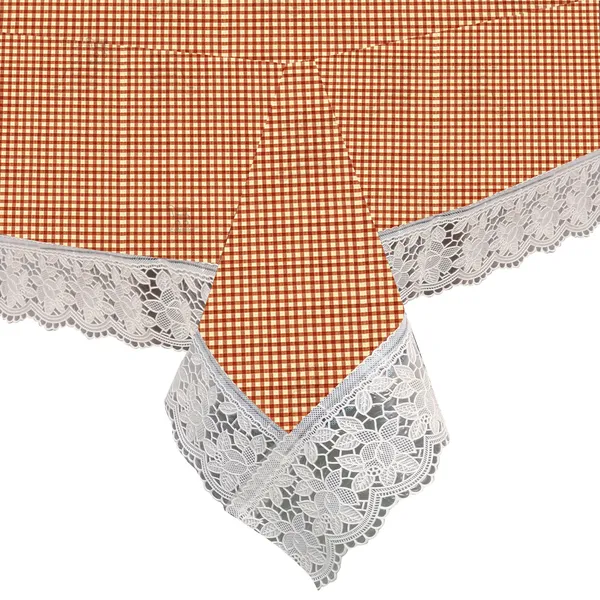 PVC_8_Seater_Dining_Table_Cover_With_Border_Lace_(Size-60x90_Inches,_Color-Brown)