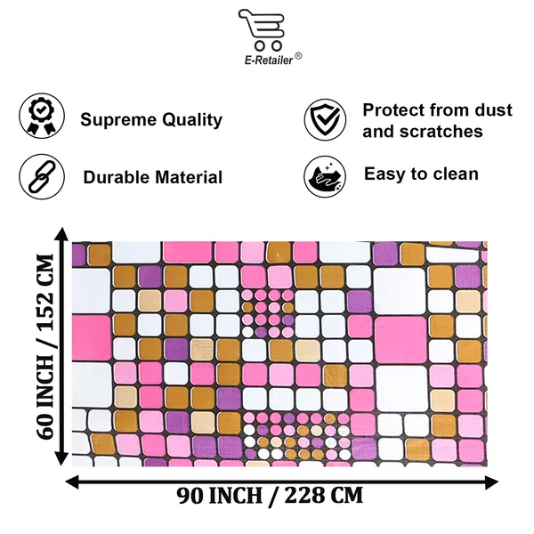 PVC_8_Seater_Dining_Table_Cover_With_Border_Lace_(Size-60x90_Inches,_Color-Pink)