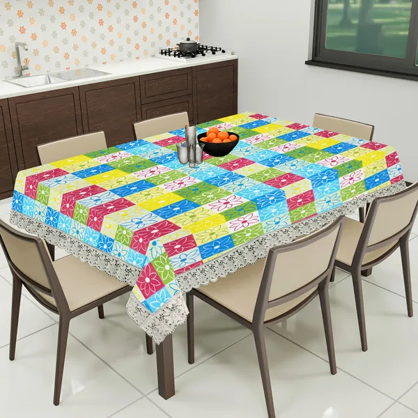 PVC_8_Seater_Dining_Table_Cover_With_Border_Lace_(Size-60x90_Inches,_Color-Multi)