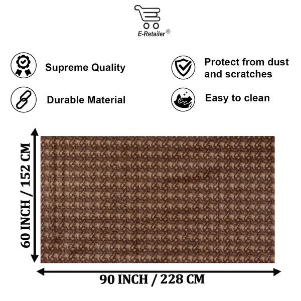 PVC_8_Seater_Dining_Table_Cover_With_Border_Lace_(Size-60x90_Inches,_Color-Brown)