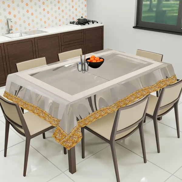 PVC_Transparent_8_Seater_Dining_Table_Cover_With_Golden_Border_Lace_(Size-60x90_Inches,_Color-Transparent)
