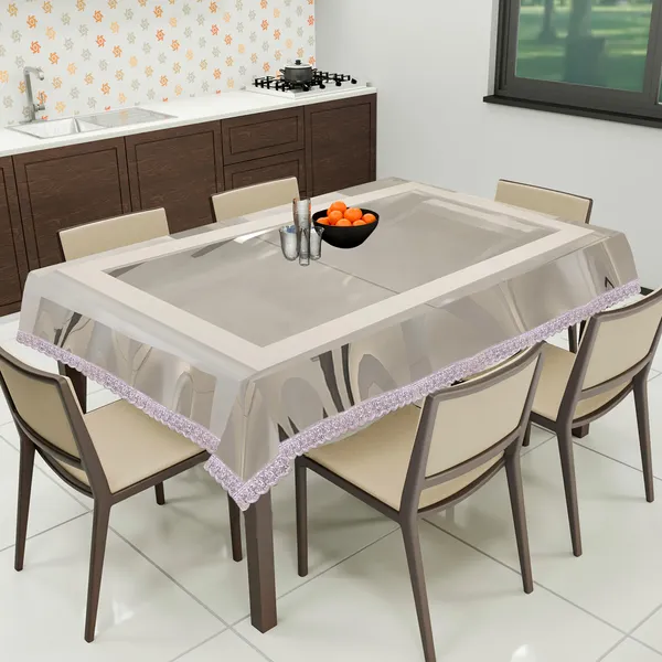 PVC_Transparent_8_Seater_Dining_Table_Cover_With_Small_Silver_Border_Lace_(Size-60x90_Inches,_Color-Transparent)