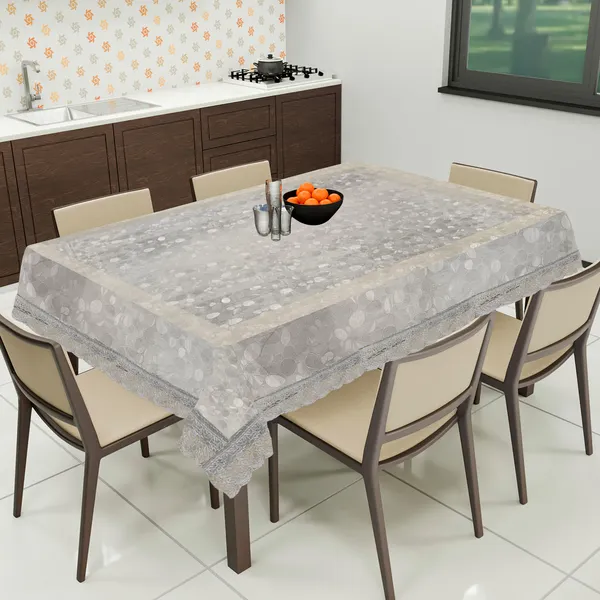 PVC_Diamond_Textured_8_Seater_Dining_Table_Cover_With_Golden_Border_Lace_(Size-60x90_Inches,_Color-Transparent)