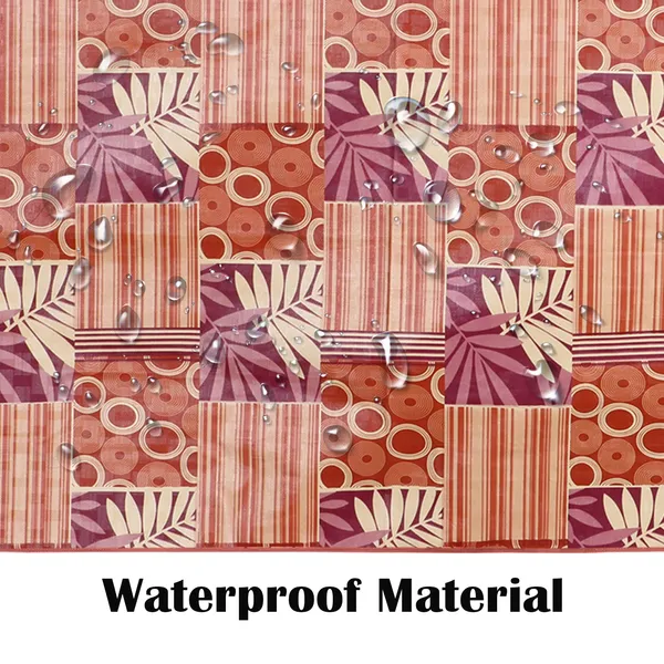 PVC_4_Seater_Round_Table_Cover_With_Border_Lace_(Size-60_Inch_Round,_Color-Maroon)