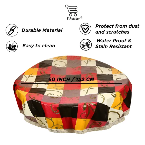 PVC_4_Seater_Round_Table_Cover_With_Border_Lace_(Size-60_Inch_Round,_Color-Multi)