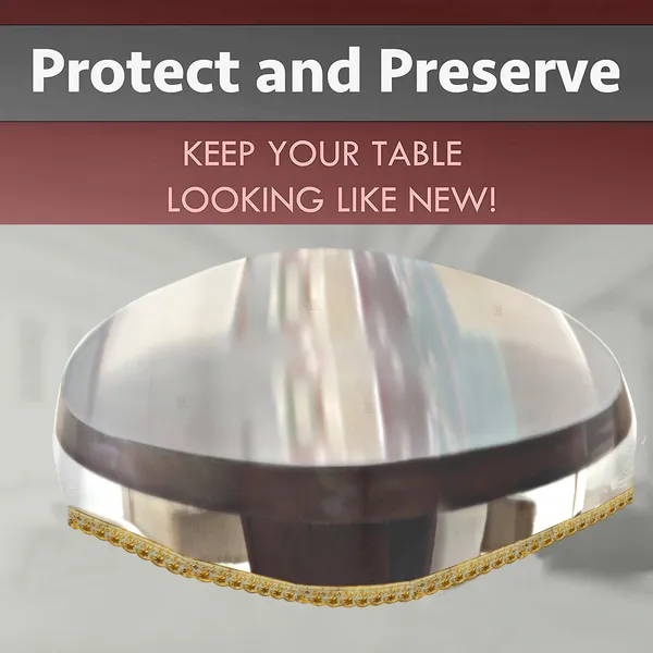 PVC_Transparent_4_Seater_Round_Table_Cover_With_Small_Golden_Border_Lace_(Size-60_Inch_Round,_Color-Transparent)