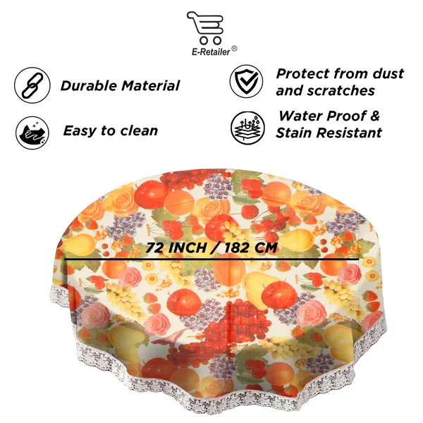 PVC_6_Seater_Round_Table_Cover_With_Border_Lace_(Size-72_Inch_Round,_Color-Multi)