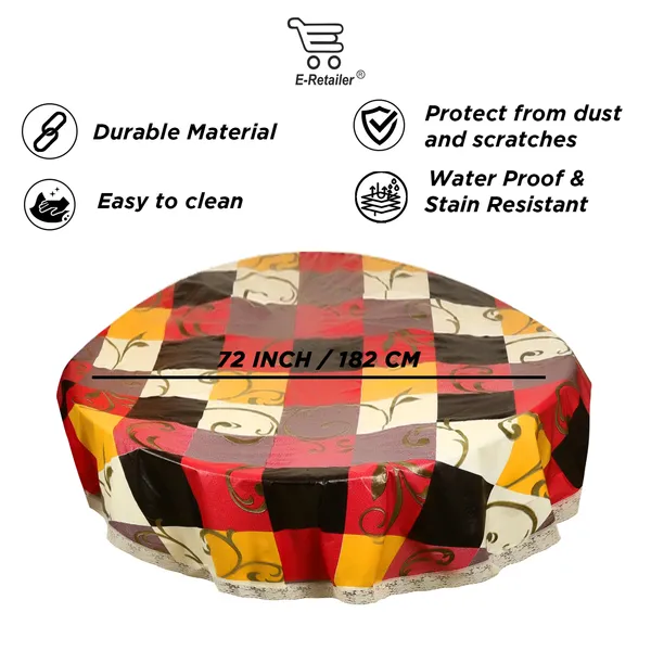 PVC_6_Seater_Round_Table_Cover_With_Border_Lace_(Size-72_Inch_Round,_Color-Multi)