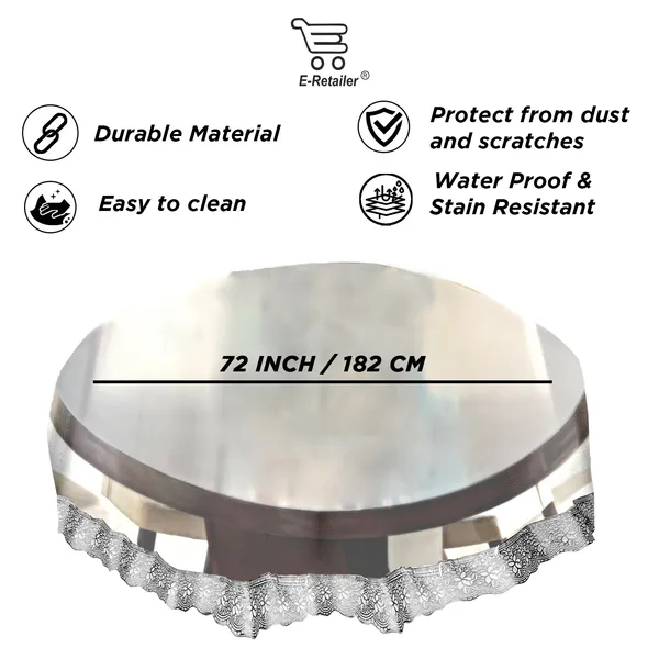 PVC_Transparent_6_Seater_Round_Table_Cover_With_Silver_Border_Lace_(Size-72_Inch_Round,_Color-Transparent)