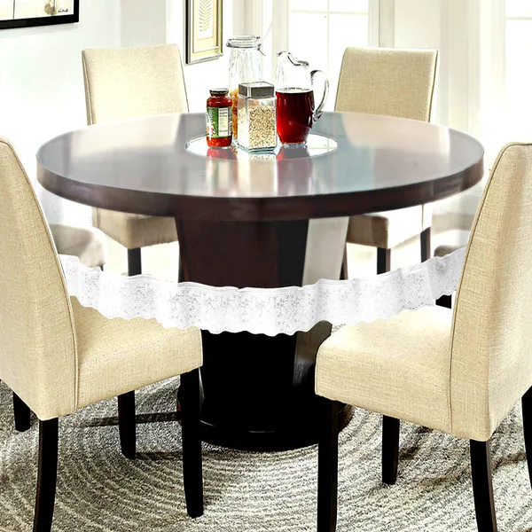 PVC_Transparent_6_Seater_Round_Table_Cover_With_White_Border_Lace_(Size-72_Inch_Round,_Color-Transparent)