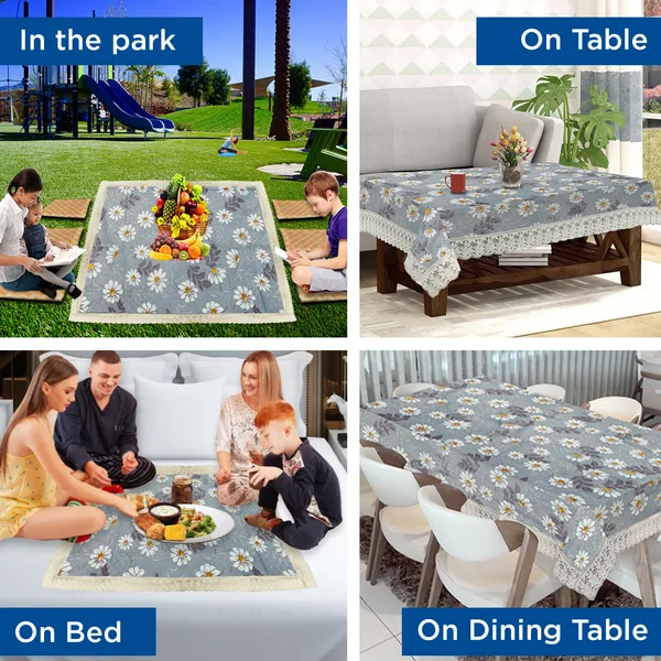 PVC_Center_Table_Cover_With_Border_Lace_(Size-40x60_Inches,_Color-Gray)