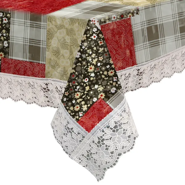 PVC_Center_Table_Cover_With_Border_Lace_(Size-40x60_Inches,_Color-Multi)