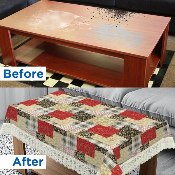 PVC_Center_Table_Cover_With_Border_Lace_(Size-40x60_Inches,_Color-Multi)