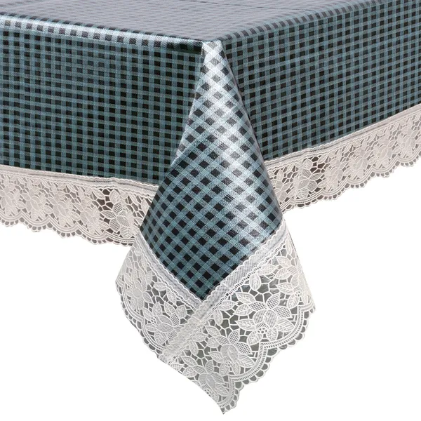 PVC_Center_Table_Cover_With_Border_Lace_(Size-40x60_Inches,_Color-Black)