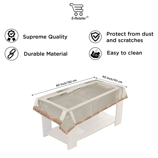 PVC_Transparent_Center_Table_Cover_With_Small_Golden_Border_Lace_(Size-40x60_Inches,_Color-Transparent)