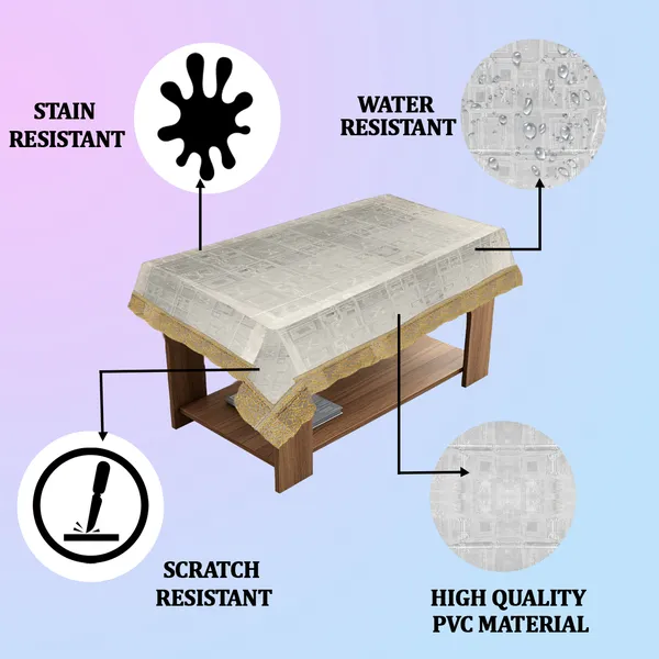 PVC_Square_Textured_Center_Table_Cover_With_Golden_Border_Lace_(Size-40x60_Inches,_Color-Transparent)