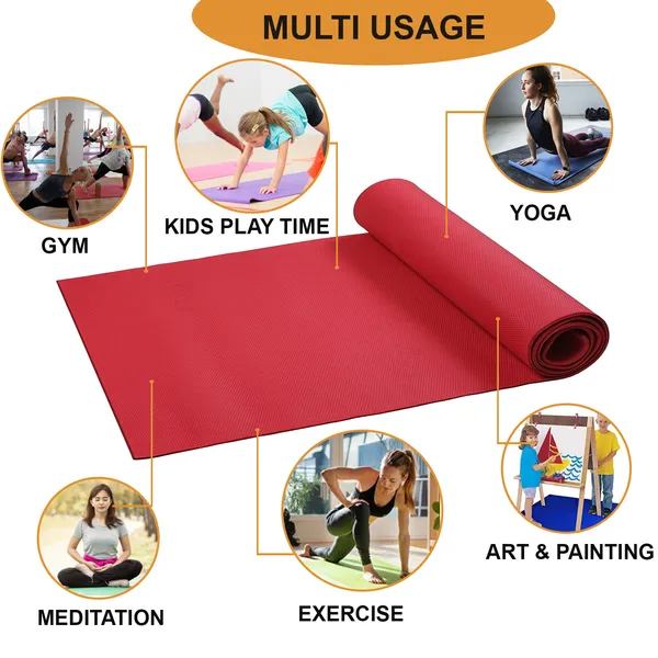 Anti-Slip_Yoga_Mat_For_Gym_Workout_And_Exercise_(Thickness:_6MM,_Material:_EVA,_Size:_6x2_Ft,_Color:_Red)