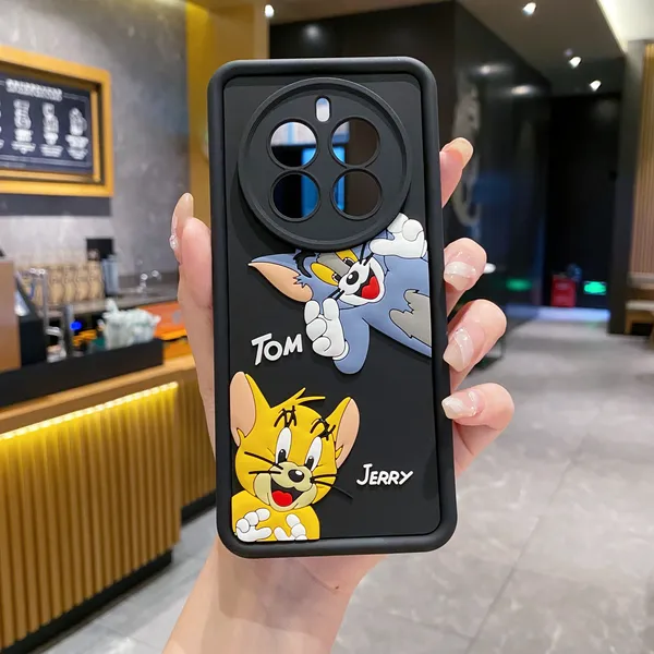 AS PLATINUM Realme 12 Pro 5G 12 Pro+Plus 5G Tom Jerry Soft Silicone  Cute 3D Cartoon Back Cover Case Pattern Price in India Buy AS  PLATINUM