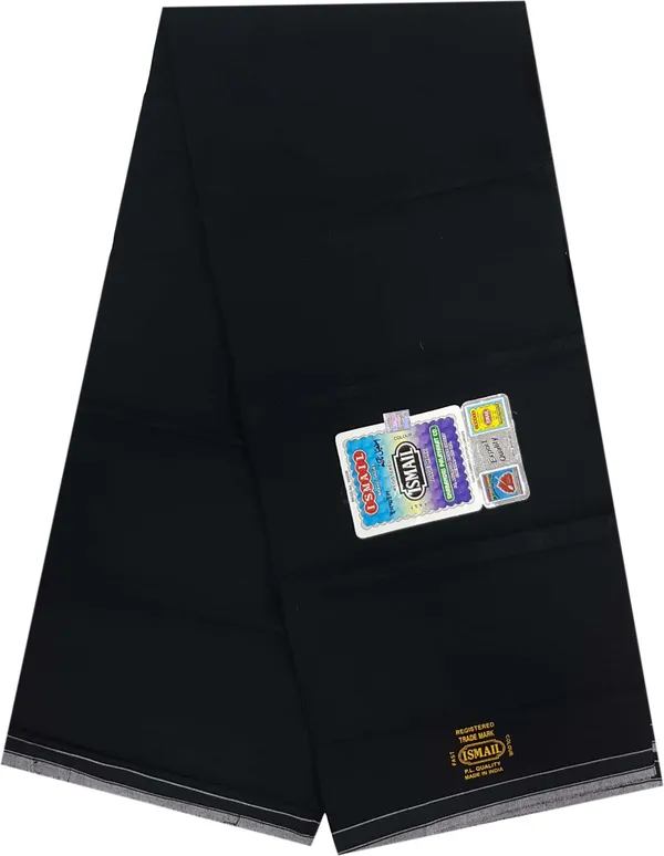 Mens_100%_Pure_Cotton_Plain_Black_Lungi_2.10_meter