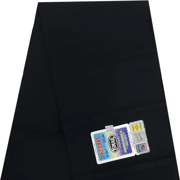 Mens_100%_Pure_Cotton_Plain_Black_Lungi_2.10_meter