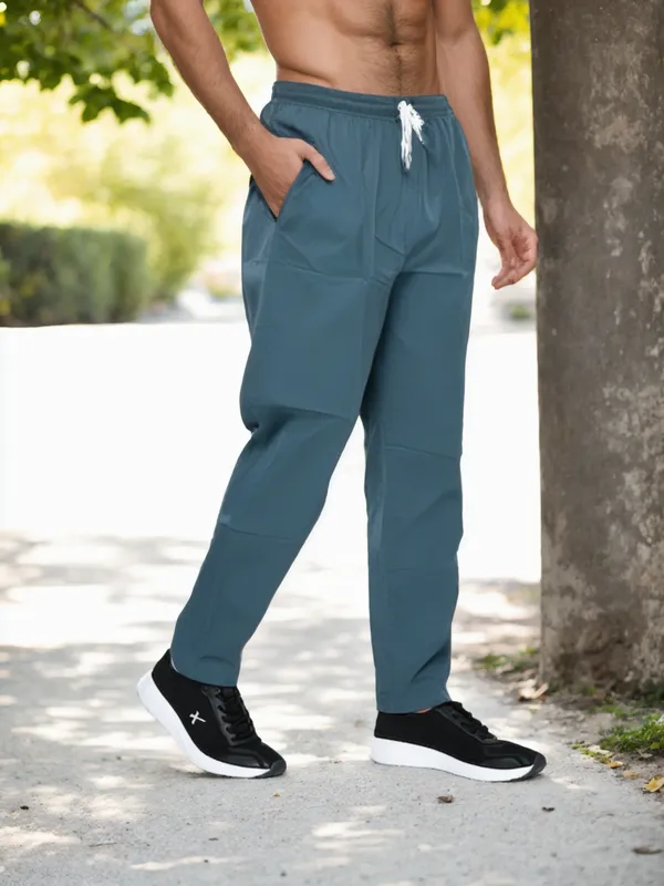 Ismail_Men's_Cotton_Full_Elastic_(Bayer_Blue_Colour)_Pyjama