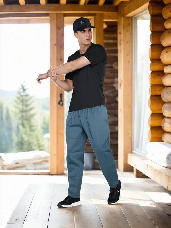 Ismail_Men's_Cotton_Full_Elastic_(Bayer_Blue_Colour)_Pyjama