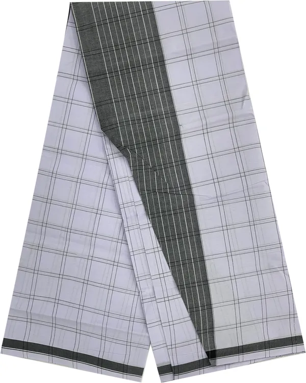 Lungis_-_100%_Pure_Cotton_Ismail_Checkered_White_Lungi_-_2.05_Mtrs