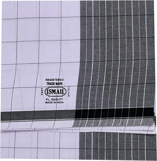 Lungis_-_100%_Pure_Cotton_Ismail_Checkered_White,_Black_Lungi_-_2.05_Mtrs