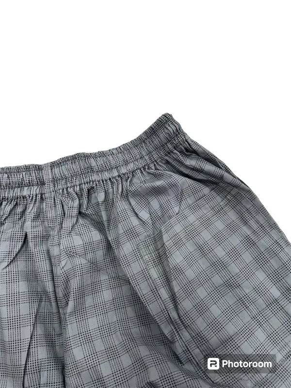 Ismail_men's_light_grey_check_cotton_pyjama