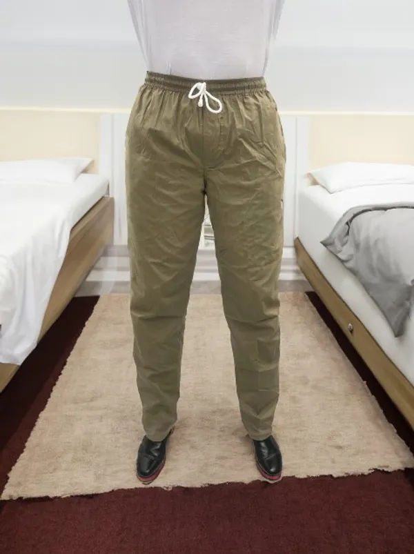 Ismail_Men's_Cotton_Full_Elastic_(Khaki_Colour)_Pyjama