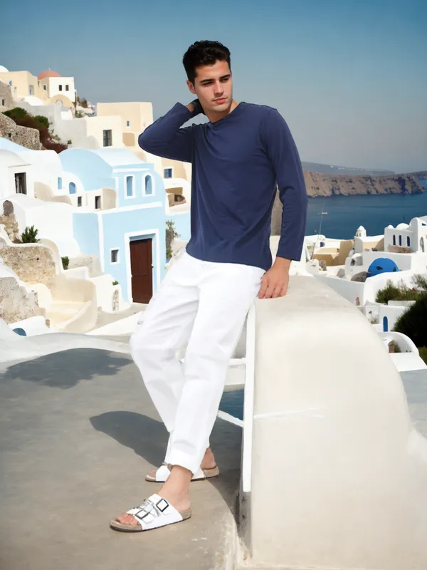 Ismail_Men's_Cotton_Full_Elastic_White_Pyjama_With_(Zip_Pocket)
