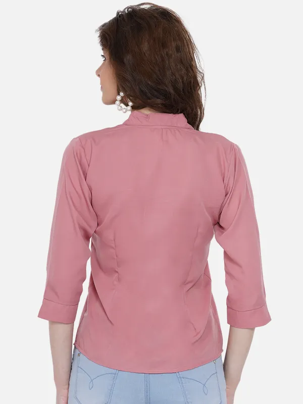 RIYA_Women_Peach_Formal_Shirt