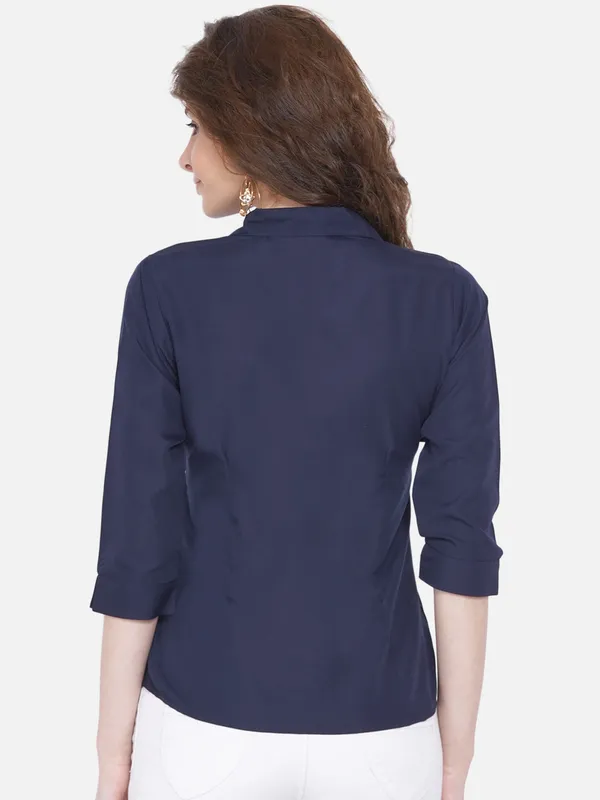 RIYA_Women_Blue_Formal_Shirt