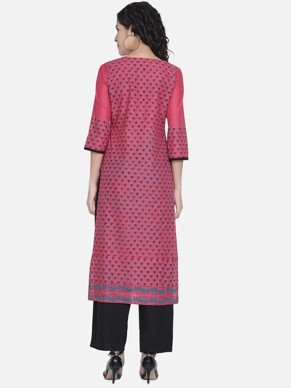 Light_rose_straight_cotton_kurta