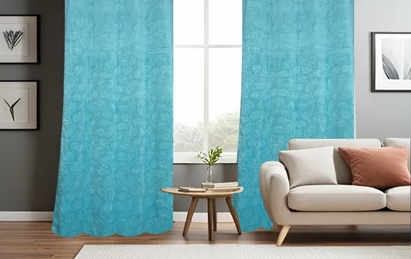 Velvet_Floral_Emboss_Pack_of_2_Aqua_Blackout_Long_Door_Curtains
