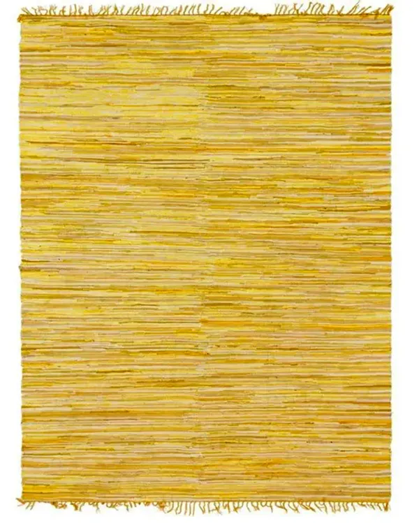 Rag_Rug_Chindi_Recycled__Cotton_Rug_Yellow_Flatweave_Rug_Perfect_For_Living_Rooms,_Large_Dining_Rooms,_5_x_8_Feet