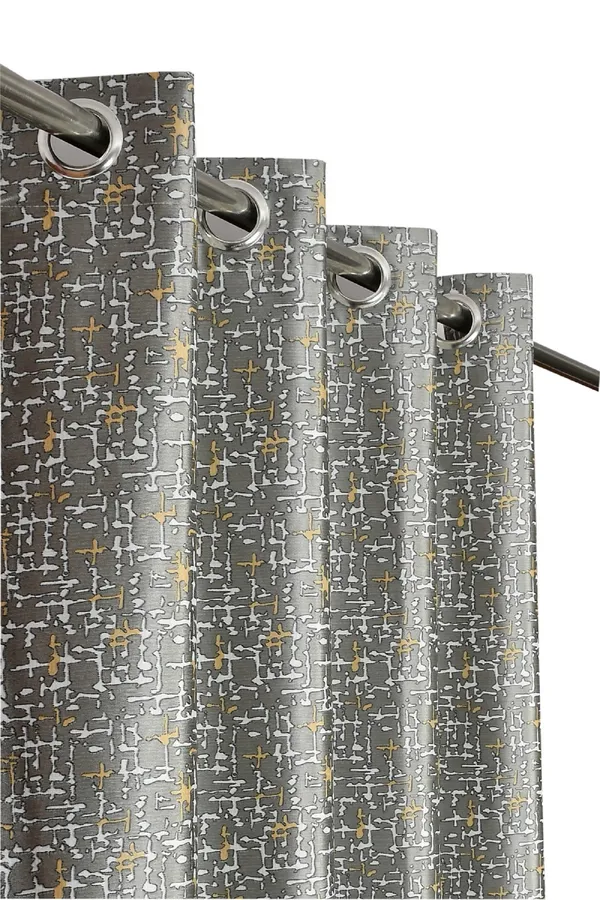 Texture_Print_Pack_of_2_Grey_Room_Darkening_Long_Door_Curtains