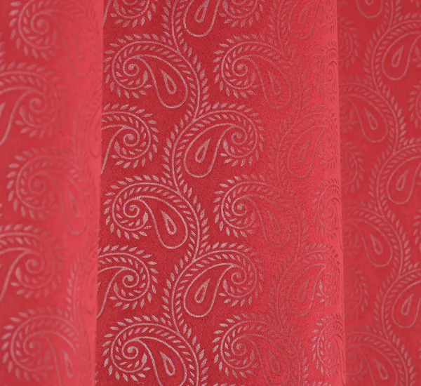 Floral_Emboss_Pack_of_2_Red_Blackout_Long_Door_Curtains