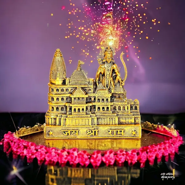 DreamKraft_Ayodhya_Ram_Mandir_Metal_Model_with_Shri_Ram_Figure