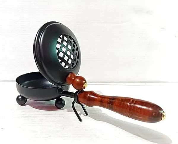 DreamKraft_Black_Loban_Dhoop_Dani_with_Handle_and_Hinged_Lid