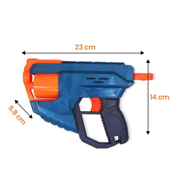 Toy_Cloud_Dart_X_4:_Elite_Rotating_Barrel_Soft_Bullet_Foam_Dart_Blaster_for_Boys_7-14_Years_-_Luxurious_Manual_Rapid-Fire_Gun_with_4_Dart_Barrel_